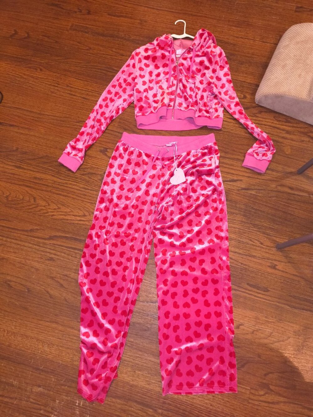 Heart Print Tracksuit